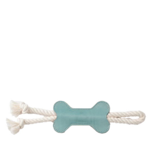 Suede Bone & Rope Tug Toy